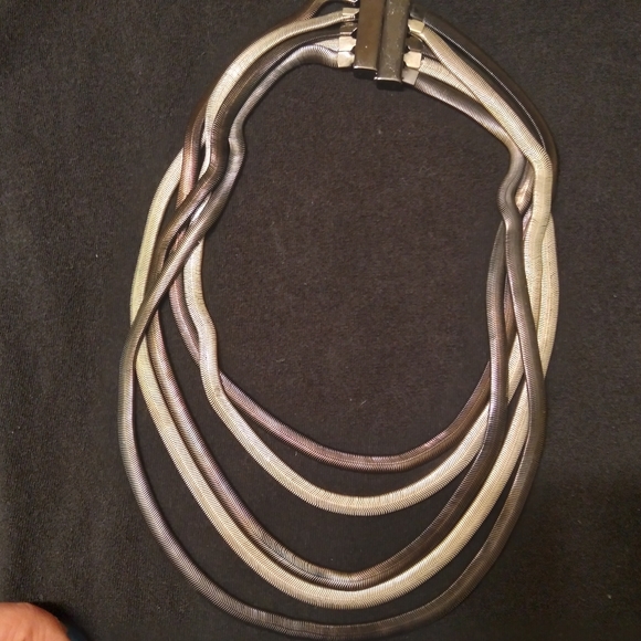 90s vintage snake necklace and bracelet - Picture 2 of 4